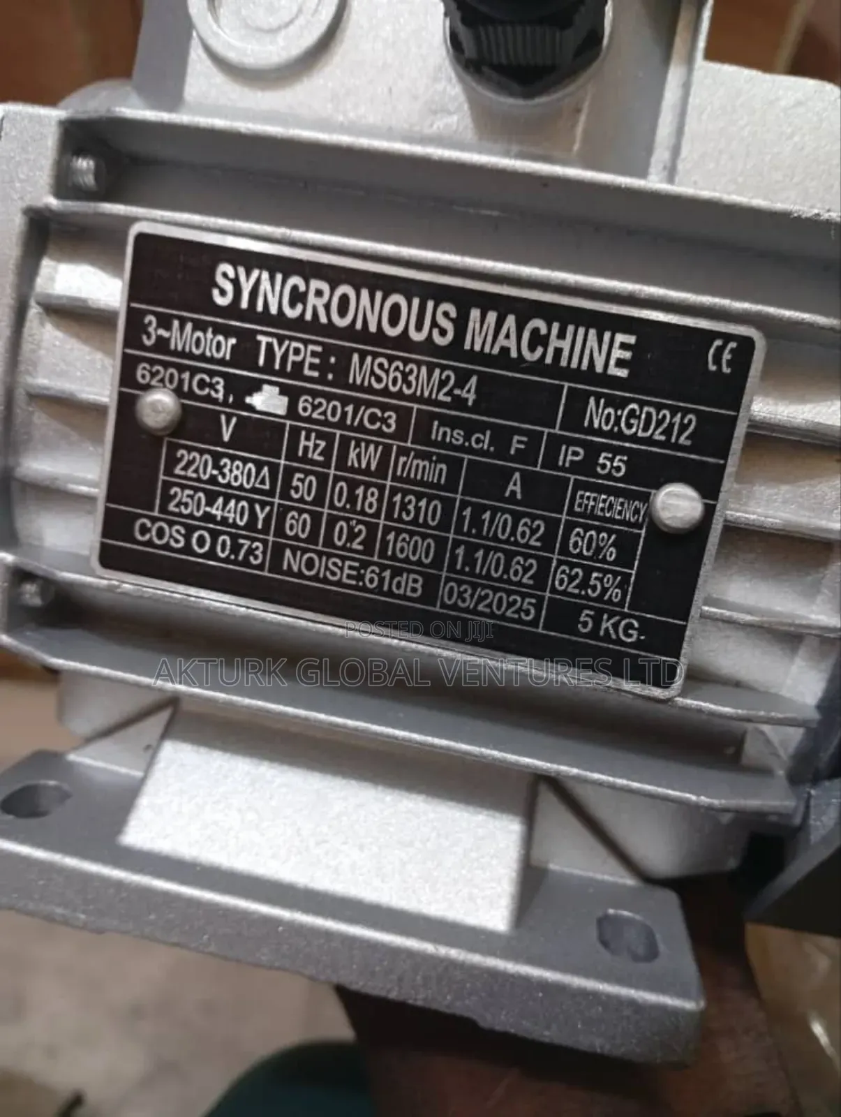 0.18kw Asynchronous Electric Motor Normal Speed Brand New 3