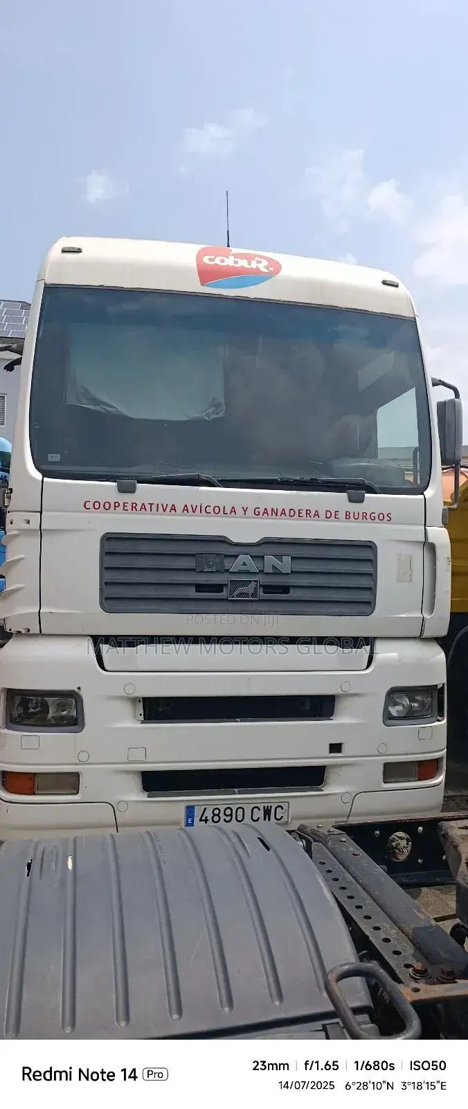 Super Clean Foreign Used Man Tga 18.480 Automatic Gear