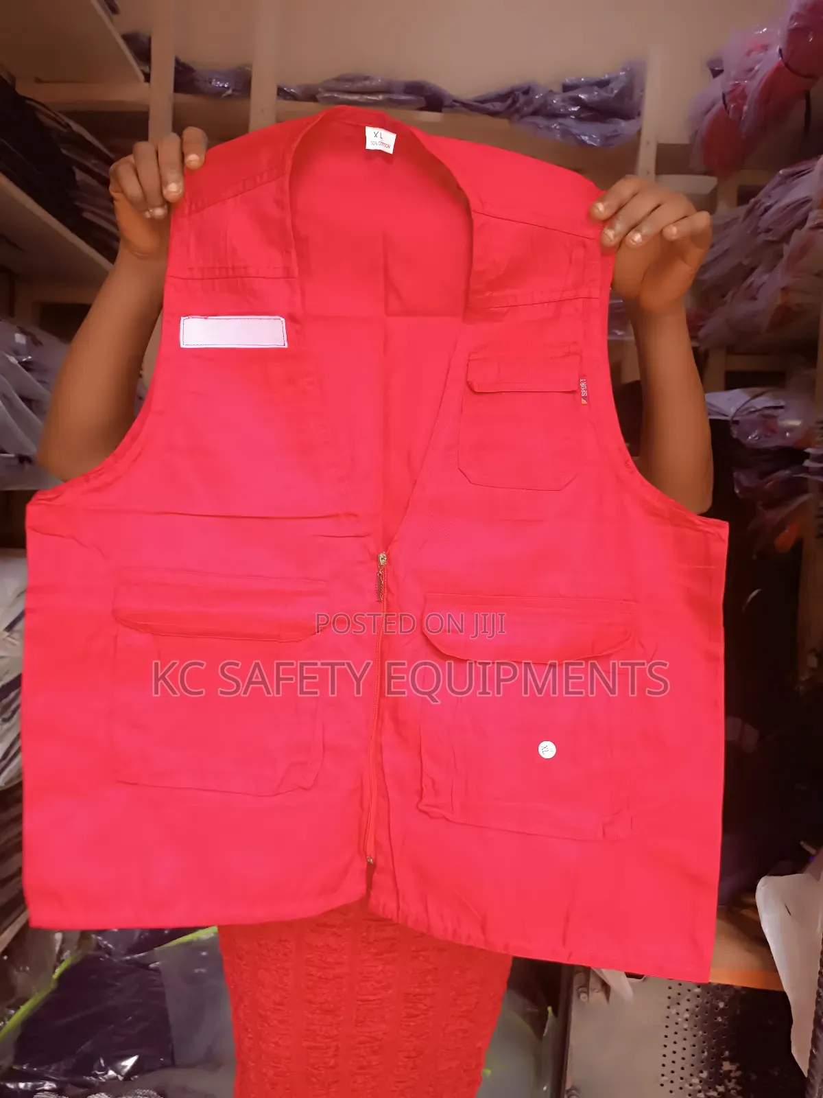 Red Camera Man Jacket