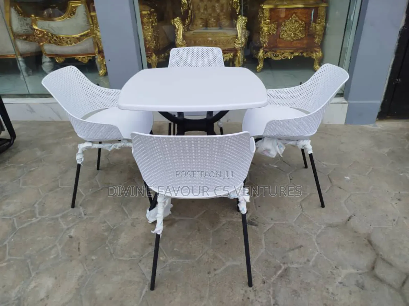 White Dining Marble Set