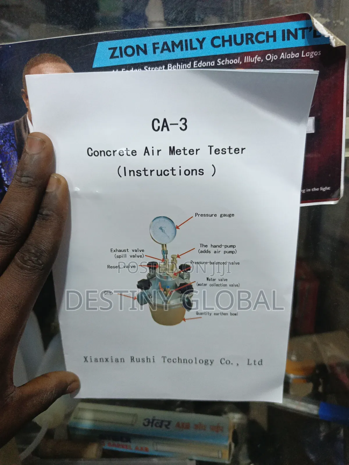 Concrete Air Meter Tester