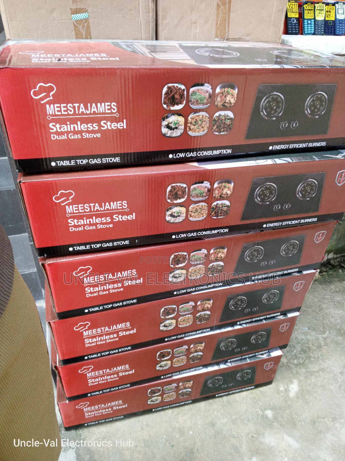 Meestajames Dual-Burner Gas Hob