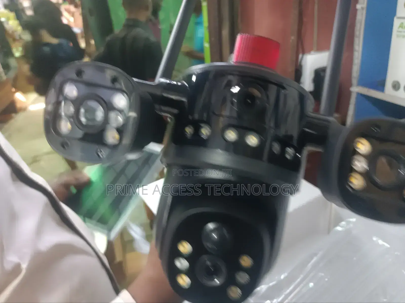 High Quality Solar 4 Eyes Lens View CCTV Camera