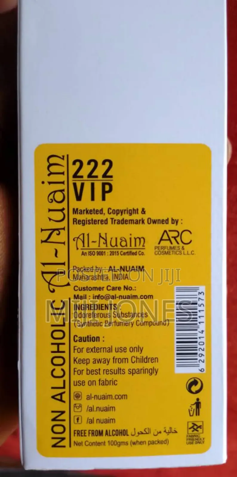 222 Vip Perfume Oil