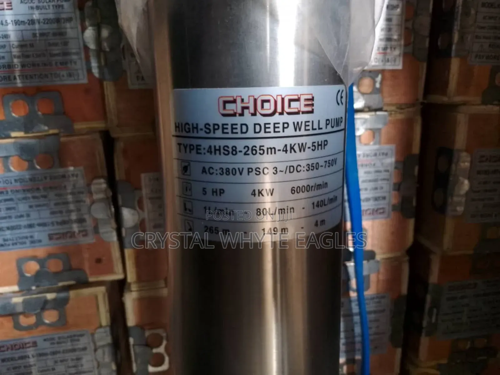 5hp Ac/Dc Submersible Solar Pump