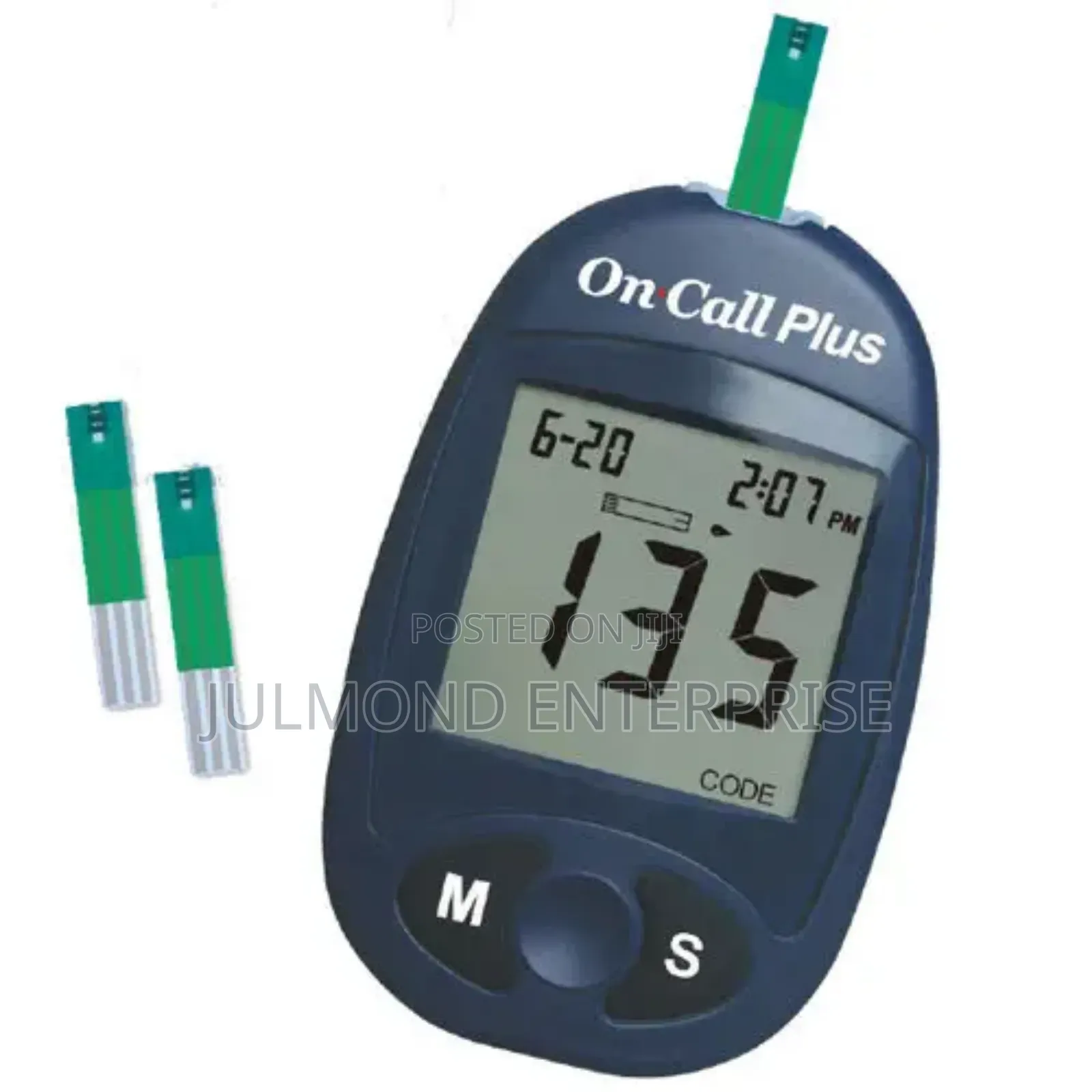 On Call Plus Glucometer With 10 Strips