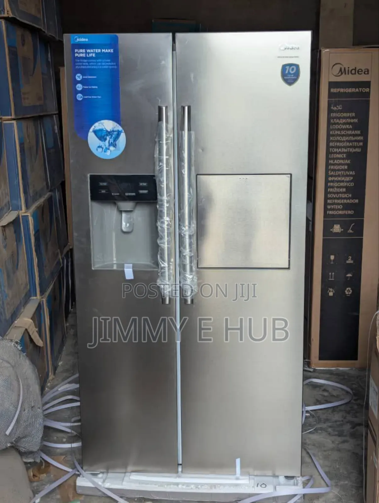 Midea Side By Side Refrigerator