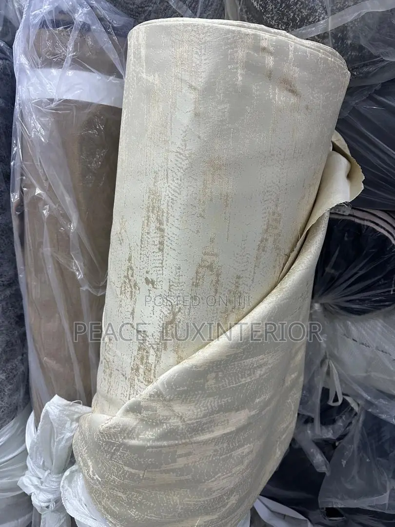 Cream Color Italian Curtain With a Touch of Gold