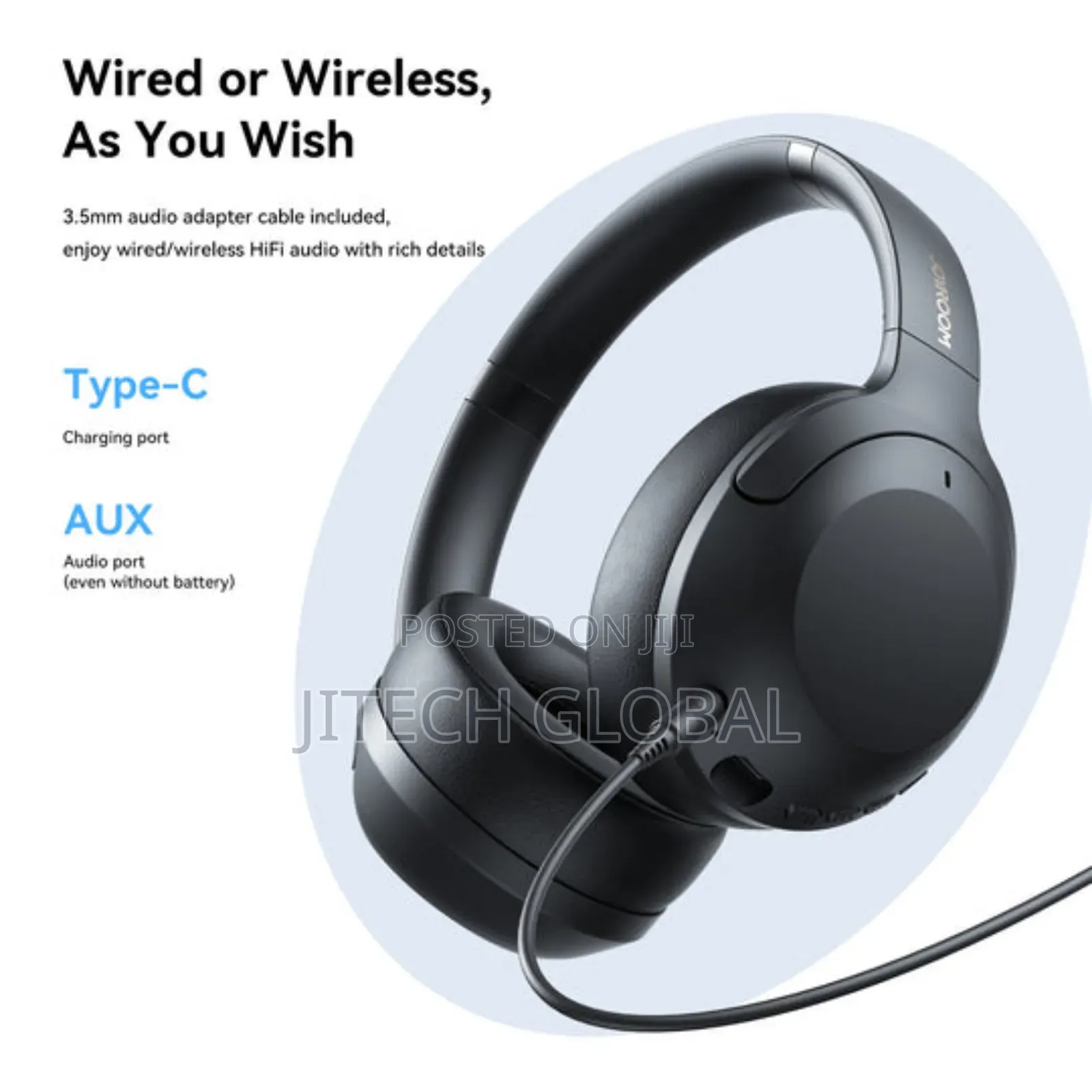 Jr-jh2 Anc Wireless Headphones