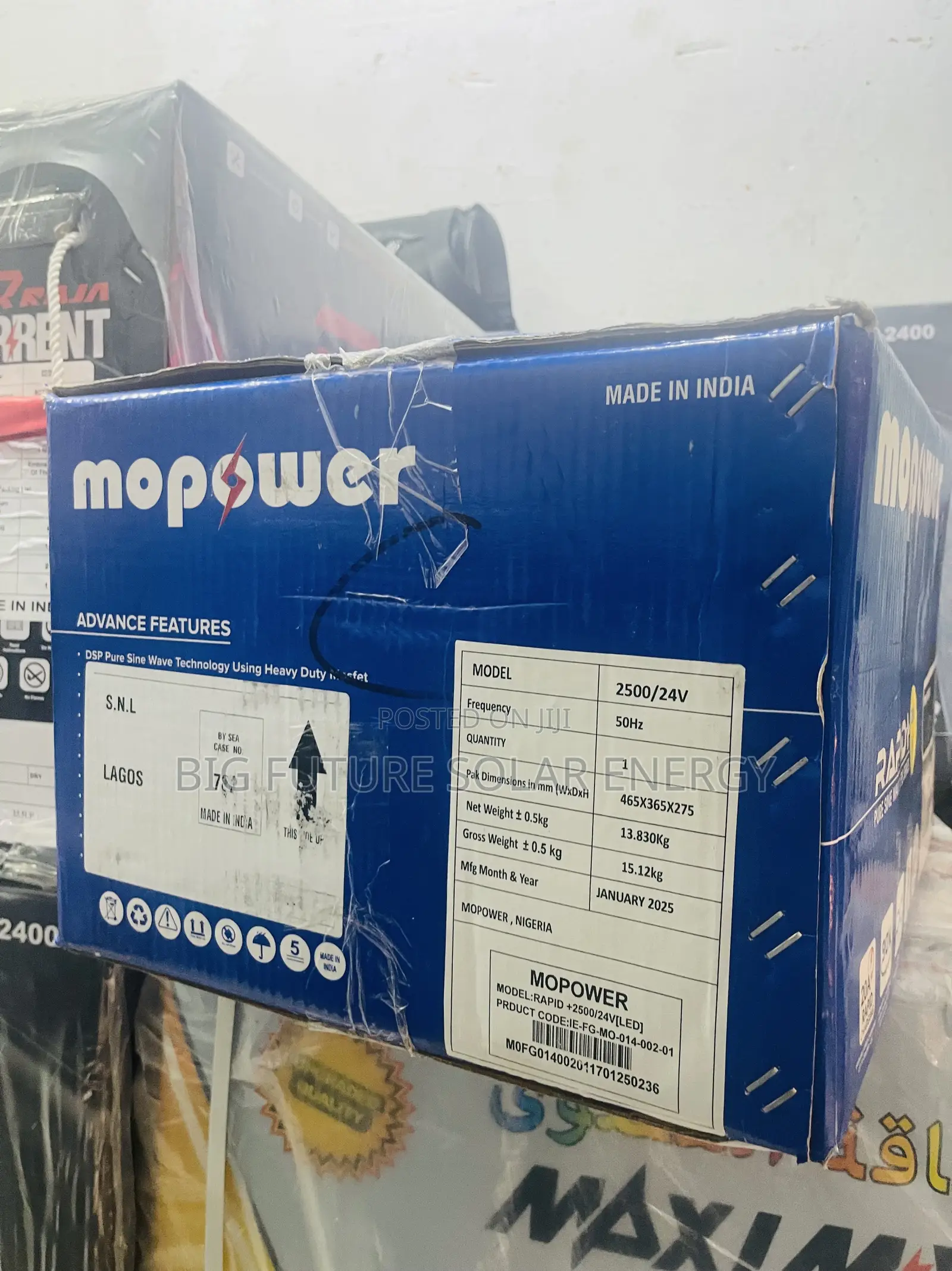 2.5kva Mopower Solar Inverter 24v