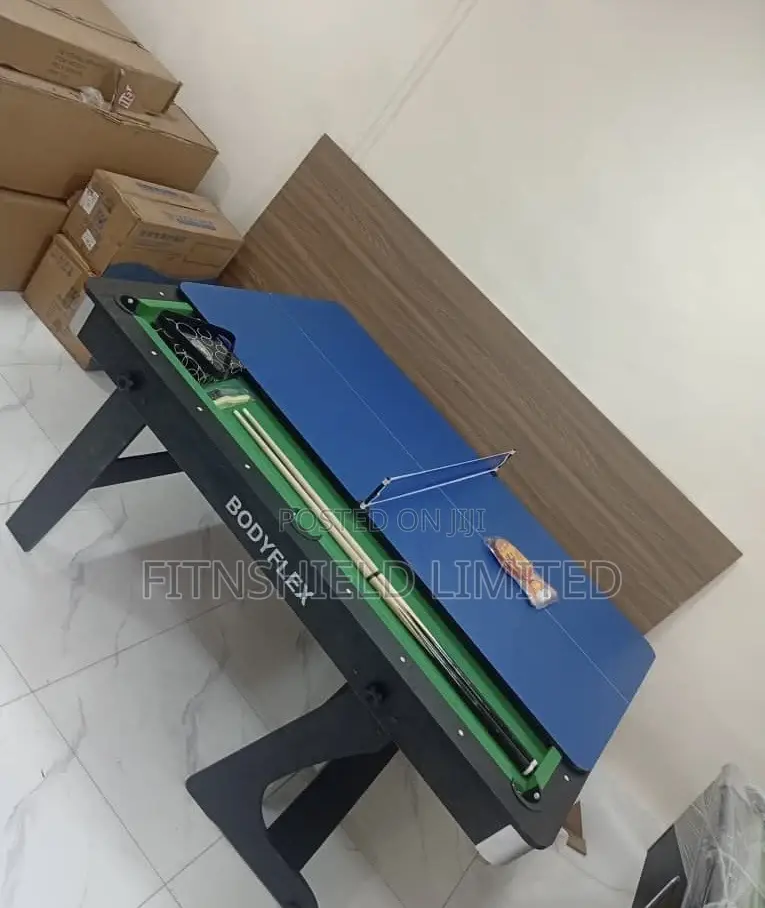 Foreign Foldable 6ft 2 in 1 Snooker Board With Accessories