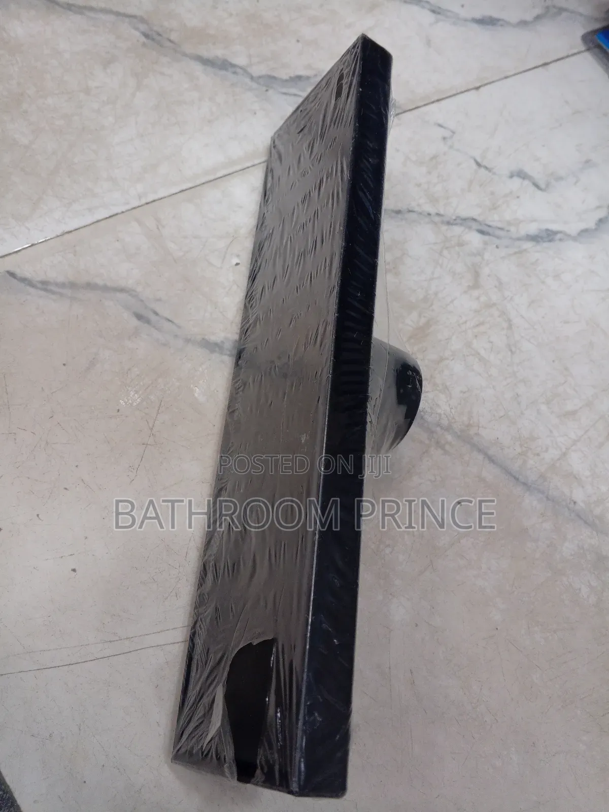 Black Tiles Cut Floor Drain 30cm