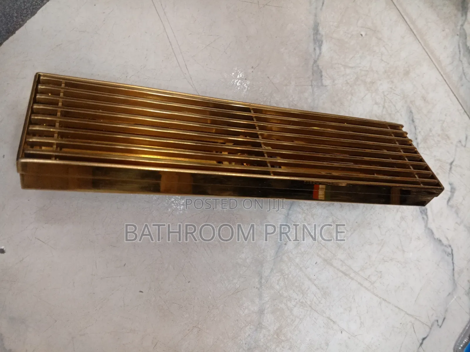 Gold Floor Drain 30cm