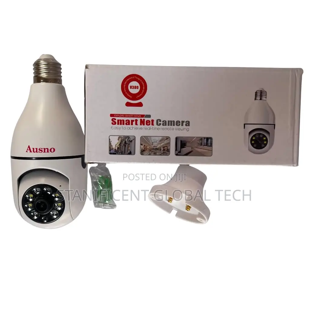 Standalone Wifi Ptz Light Bulb Camera (V380 App)