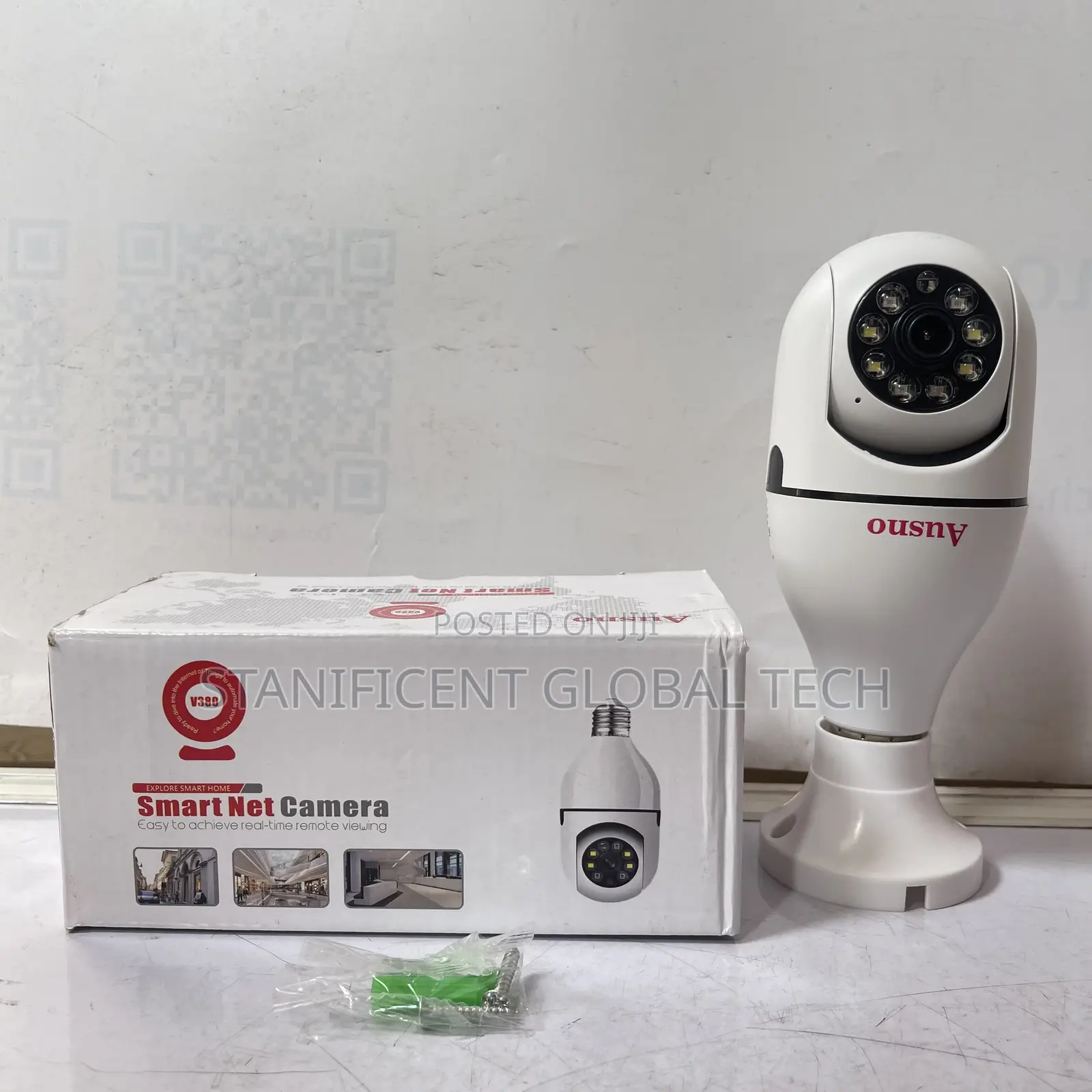 Standalone Wifi Ptz Light Bulb Camera (V380 App)