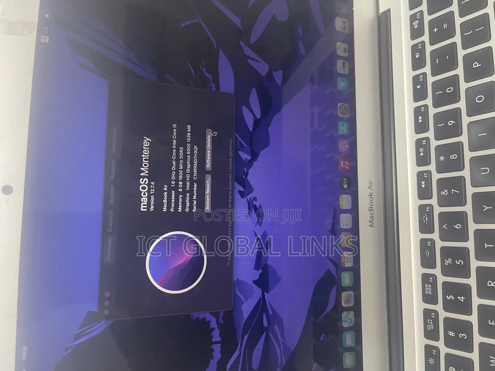 Laptop Apple MacBook Air 2015 8GB Intel Core I5 SSD 256GB