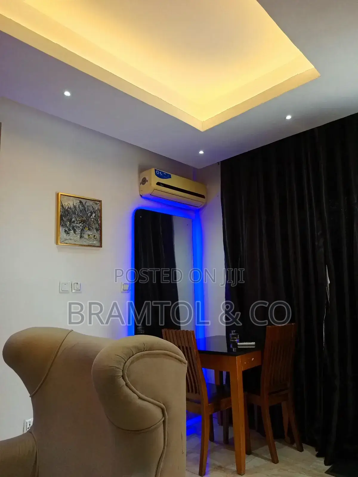 Furnished 1bdrm Block of Flats in Garki 2 for rent
