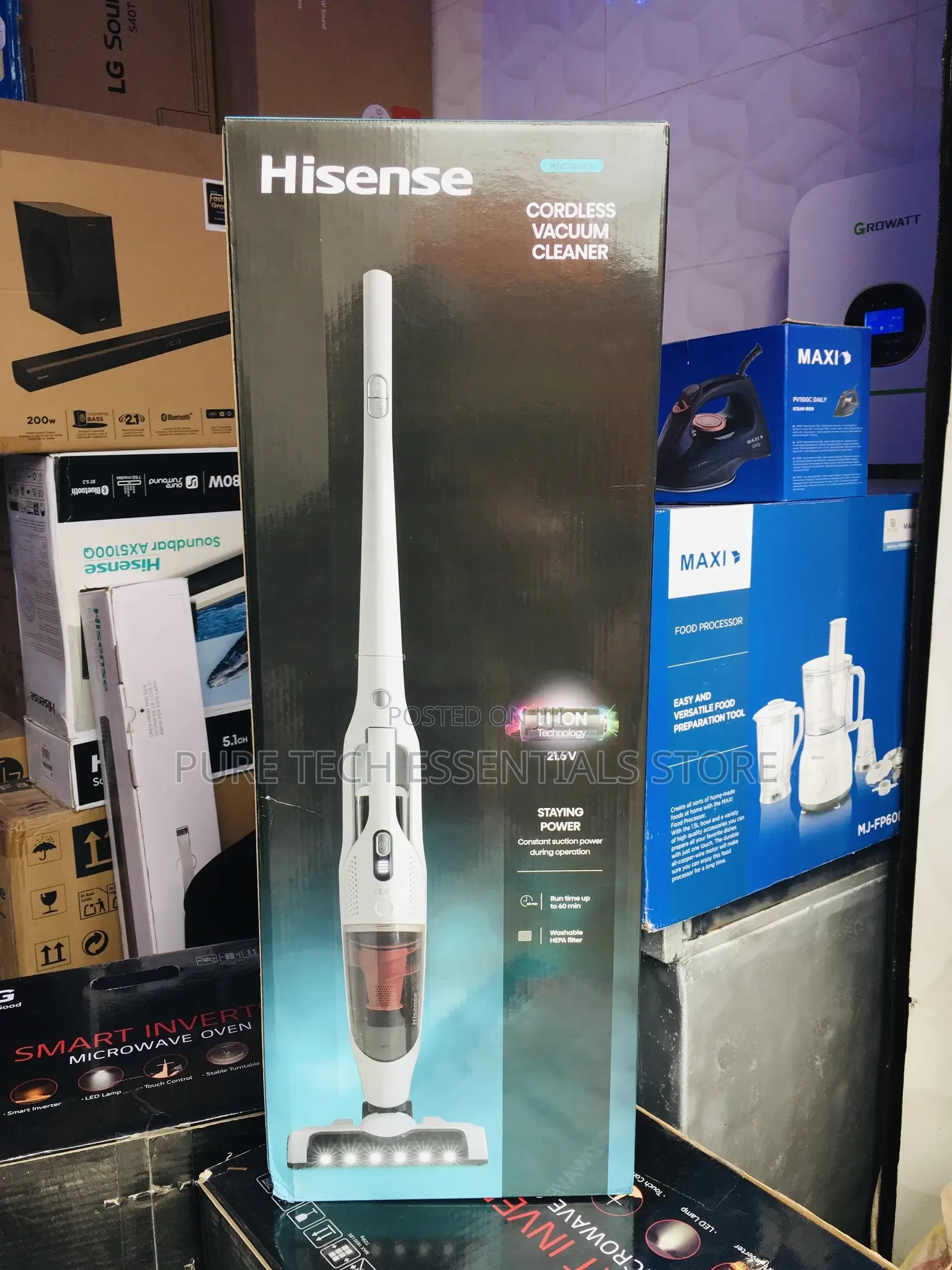 New Hisense Vacuum Cleaner With Rechargeable Batteries