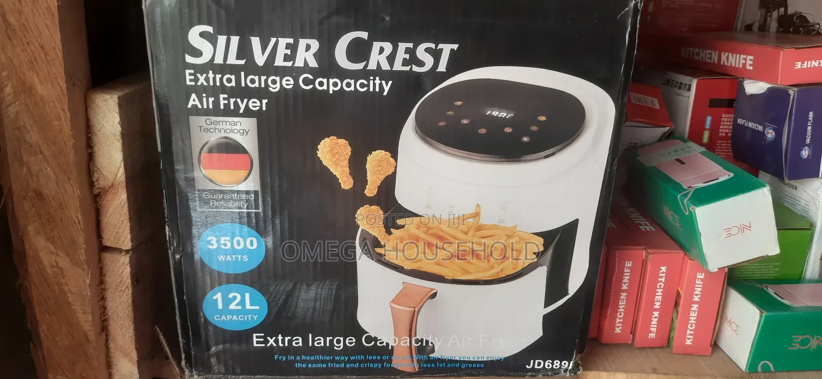 12l Extra Large Silver Crest Air Fryer