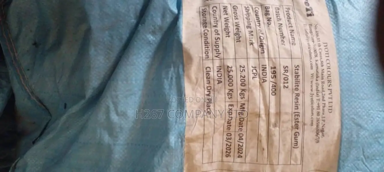 Stabilite Resin (Ester Gum)