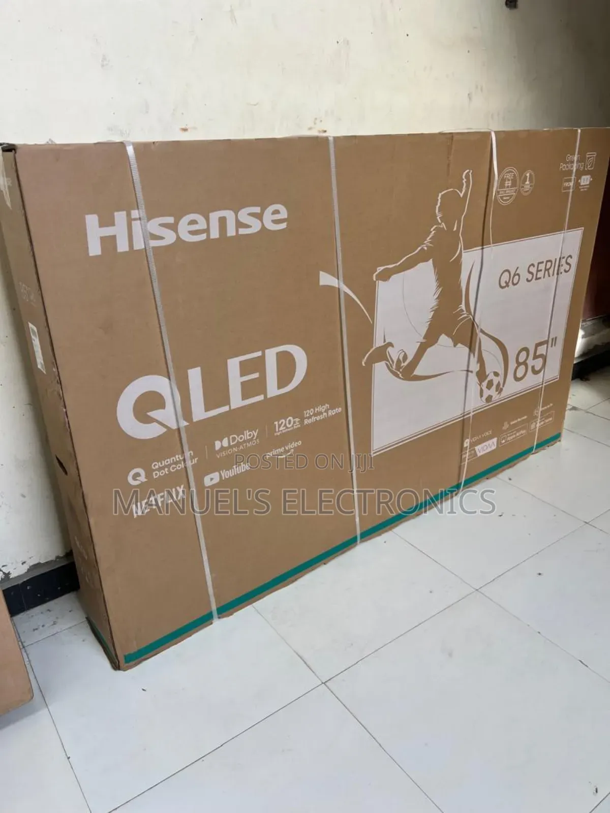 Hisense 85inche Qled Smart Television With Warranty
