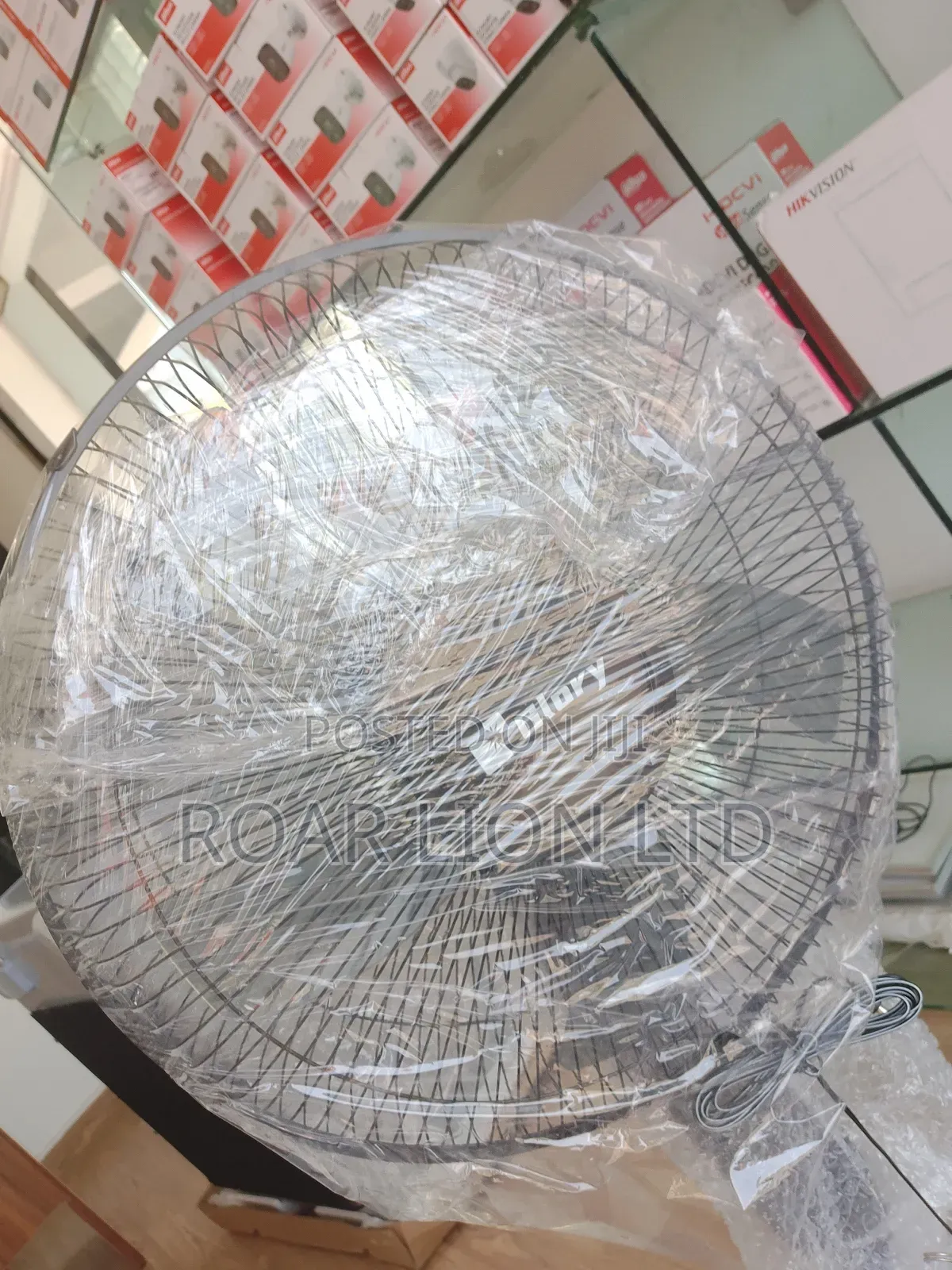 16inch Solar Rechargeable Fan With Panel
