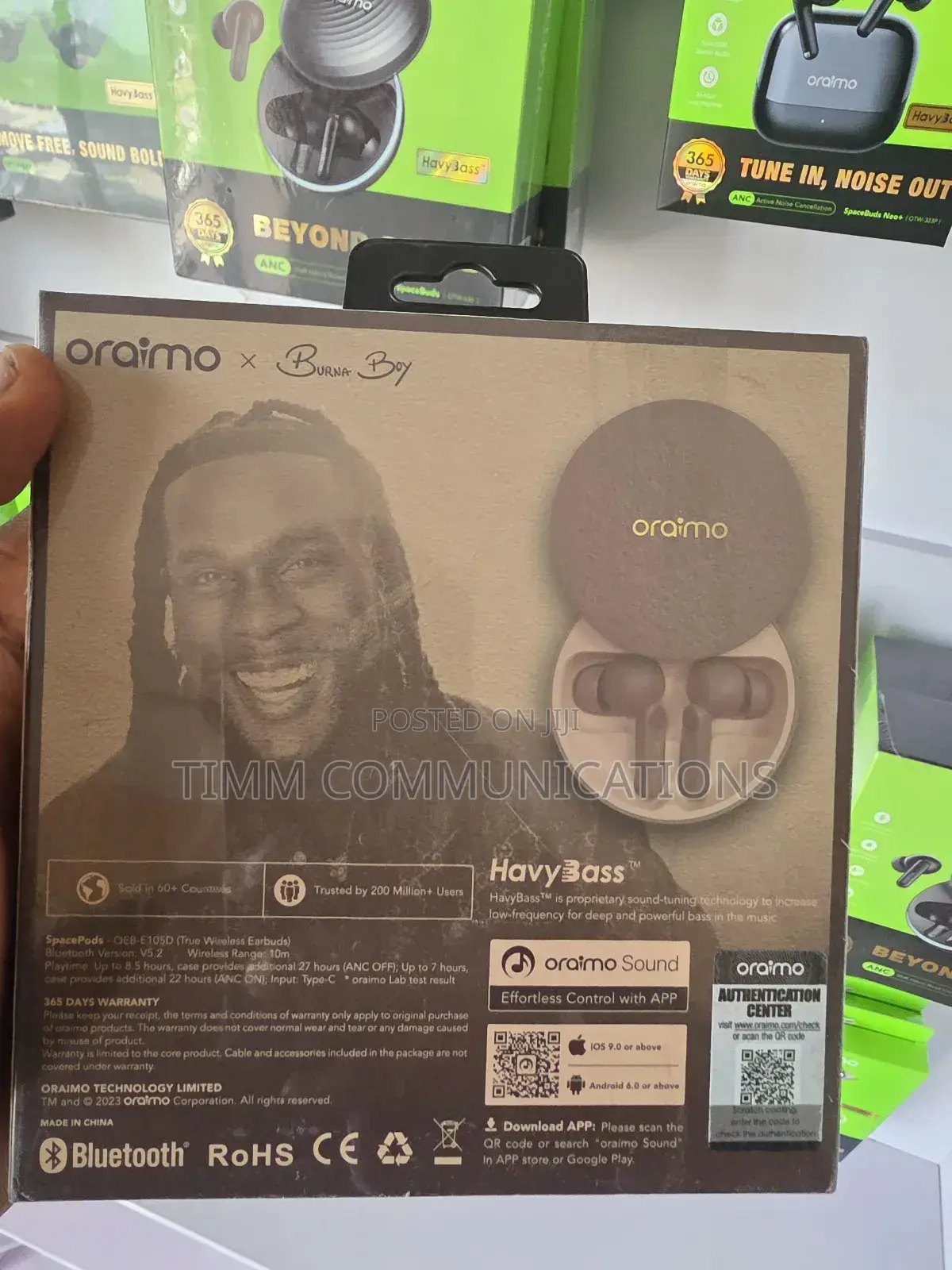 Oraimo X Burna Boy Spacepods - Anc