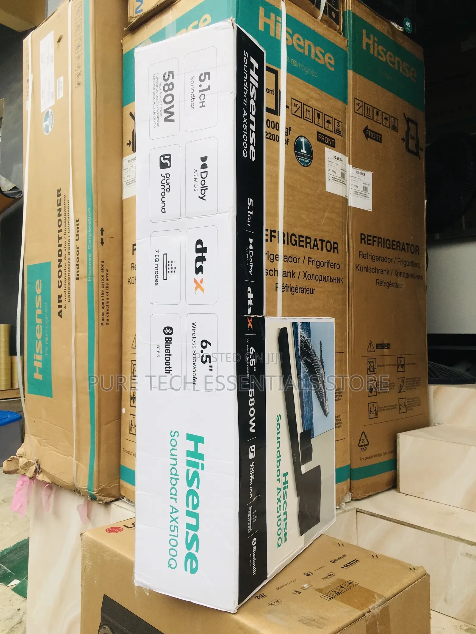 New Hisense 580watt Sound Bar Subwoofer