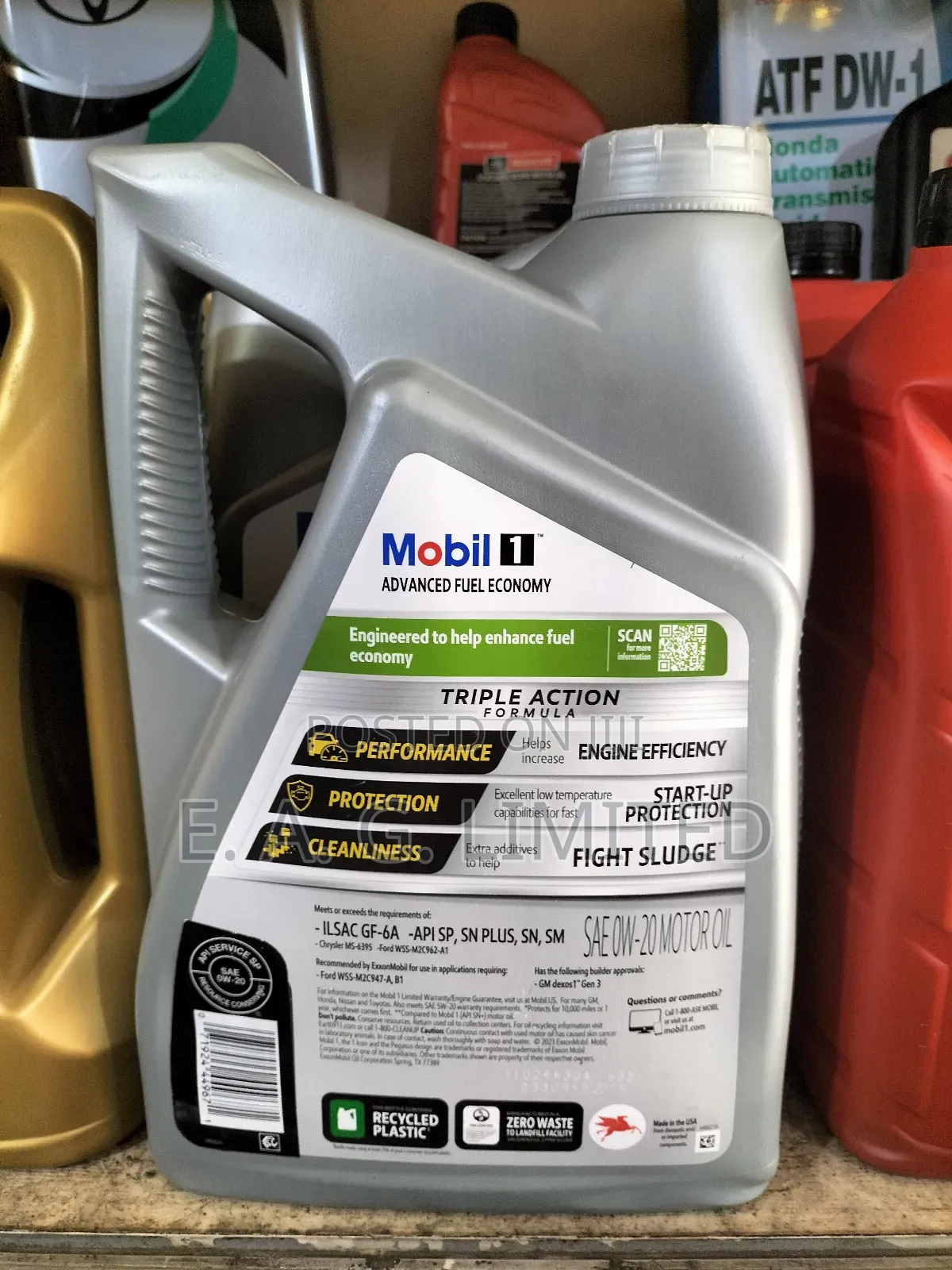 Mobil 1 Advanced Fuel Economy 0w-20 Full Synthetic Oil. Us