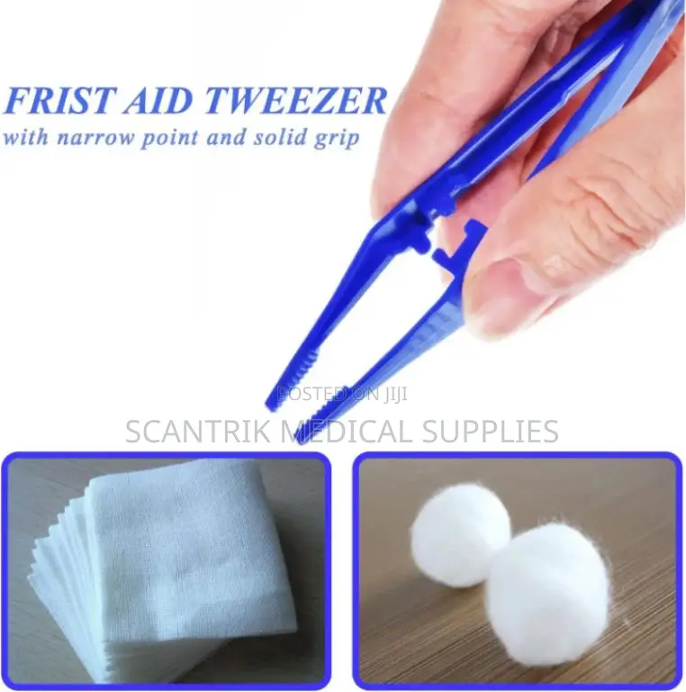 50-Count Dental Tweezers – Disposable Oral Instruments