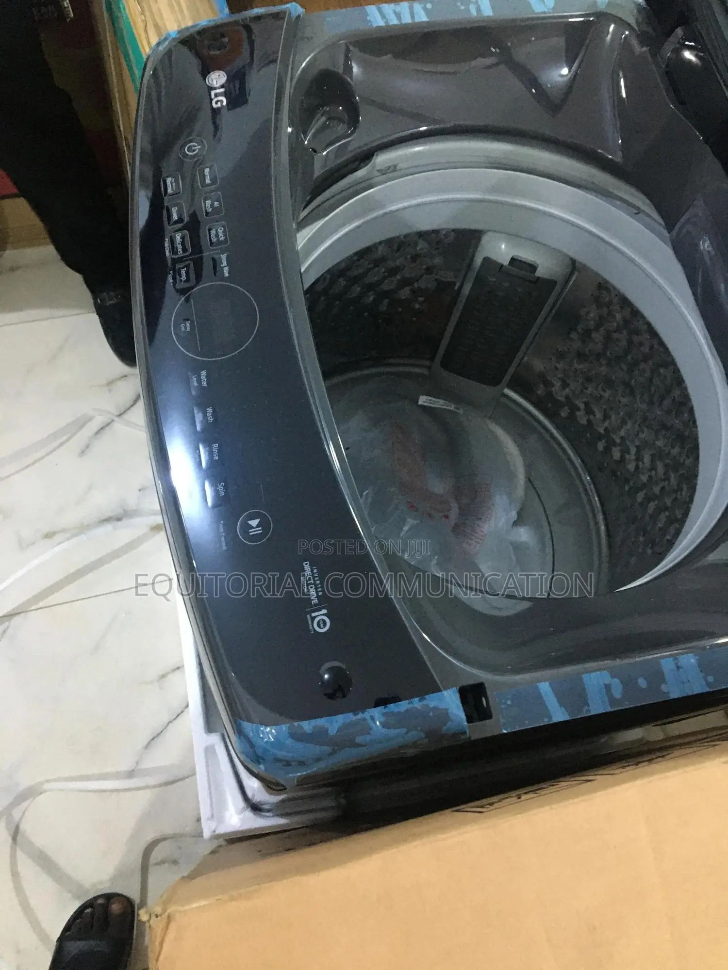 Lg 19kg Large-Capacity Washer With Load Sensing