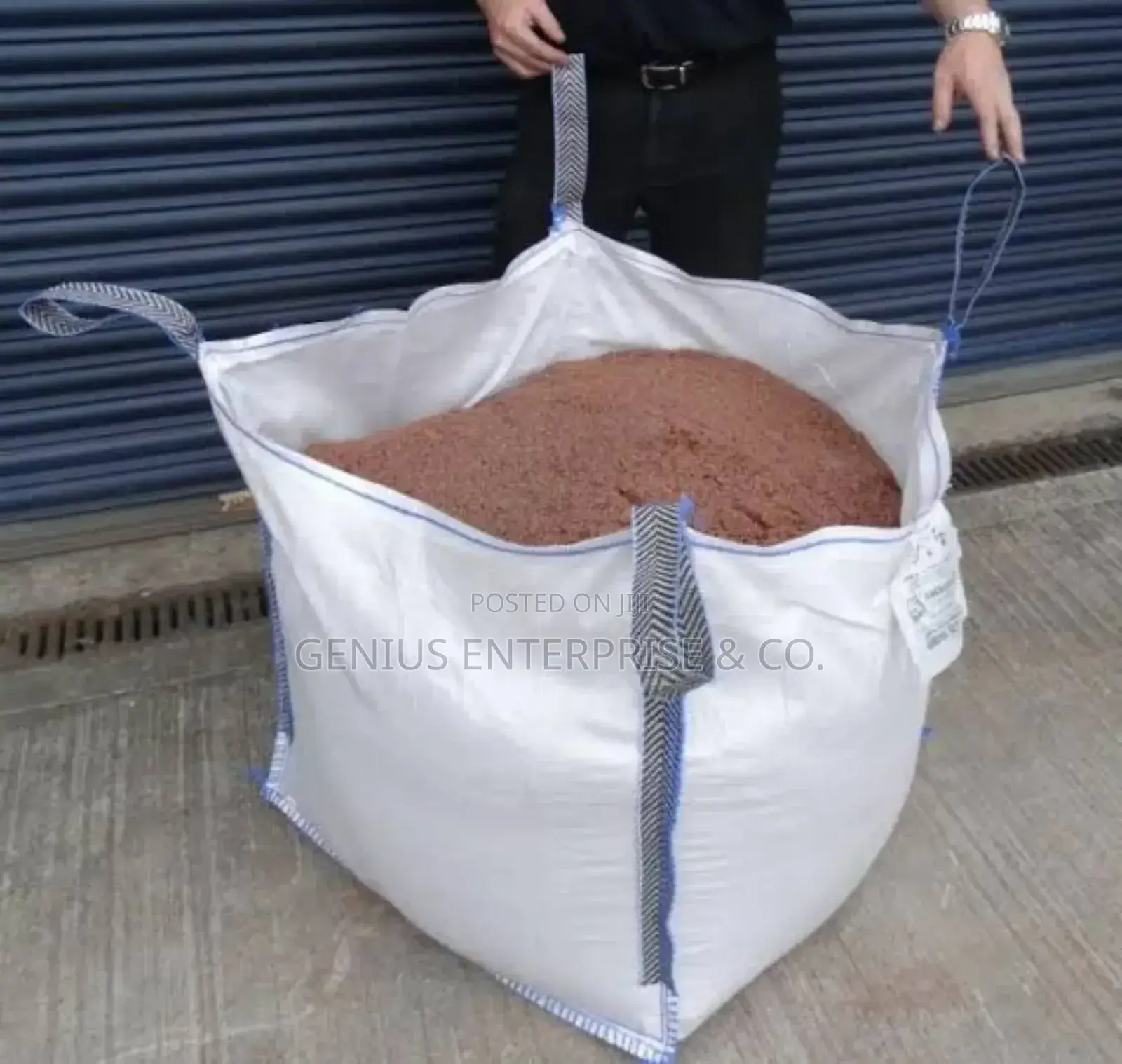 1ton Mini Jumbo Woven Sand Bags for Sea Road Construction