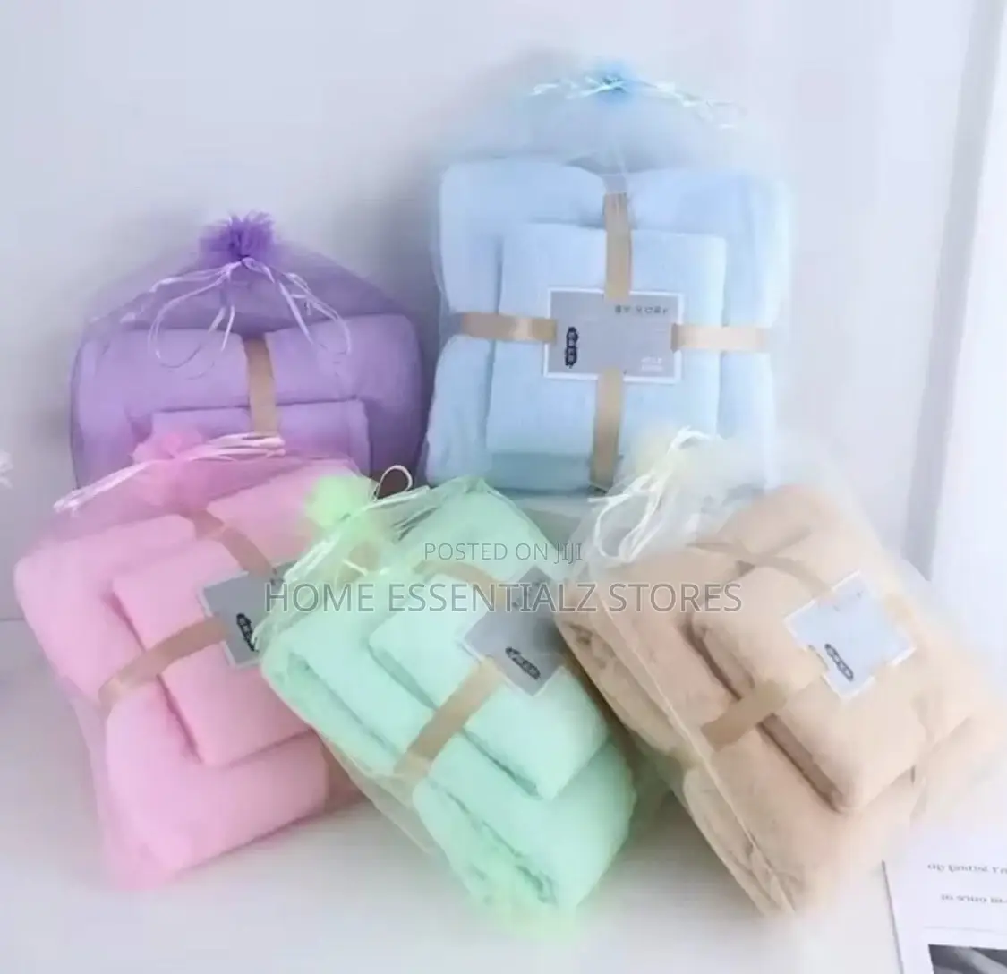 Fluffy Quality 2-in-1 Bathroom Towels