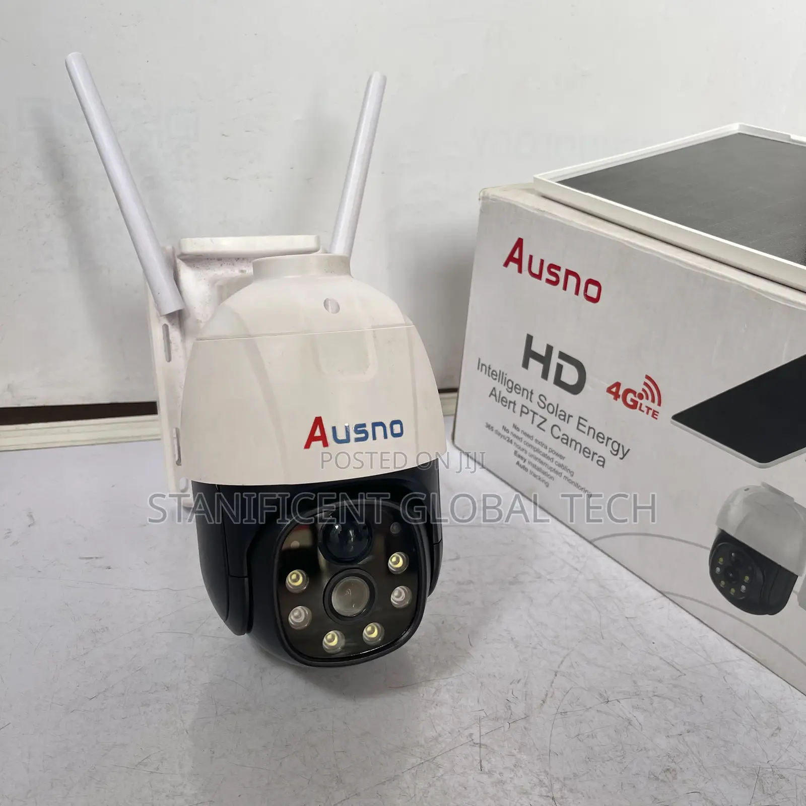 Ausno 4g Single Lens Solar Ptz Big Outdoor Camera (V380 App)