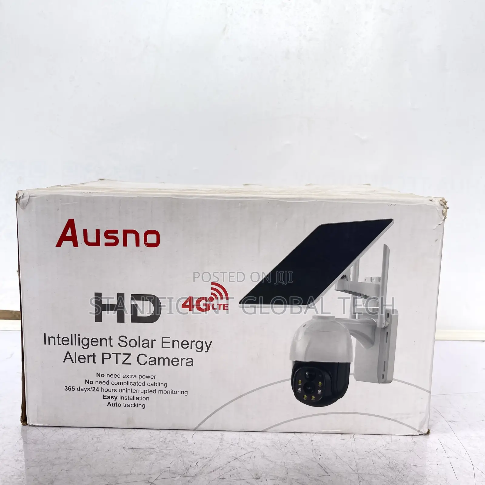 Ausno 4g Single Lens Solar Ptz Big Outdoor Camera (V380 App)
