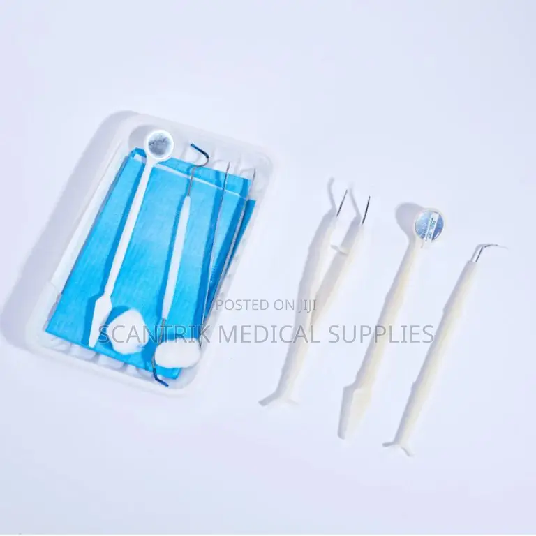Hospital-Grade Disposable Tweezers – 50 Dental Tools