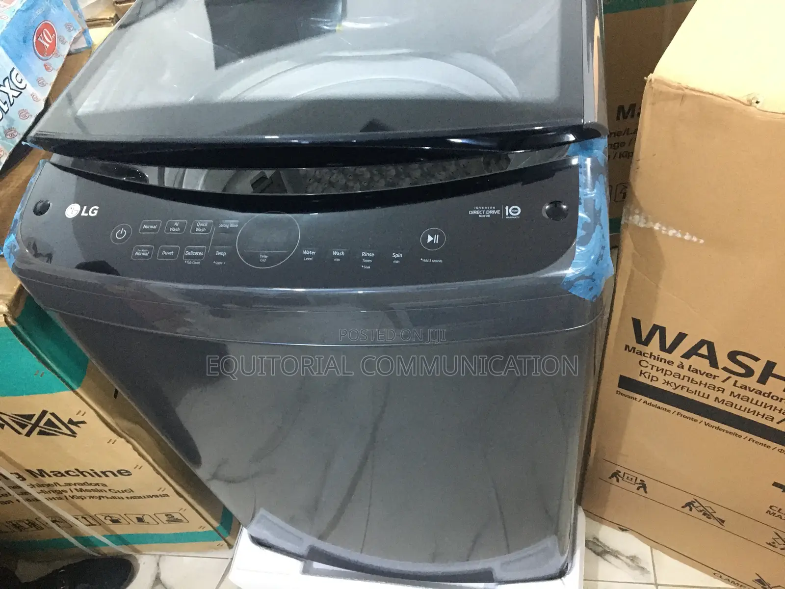 Lg 19kg Family Washer – High-Efficiency Top Loader