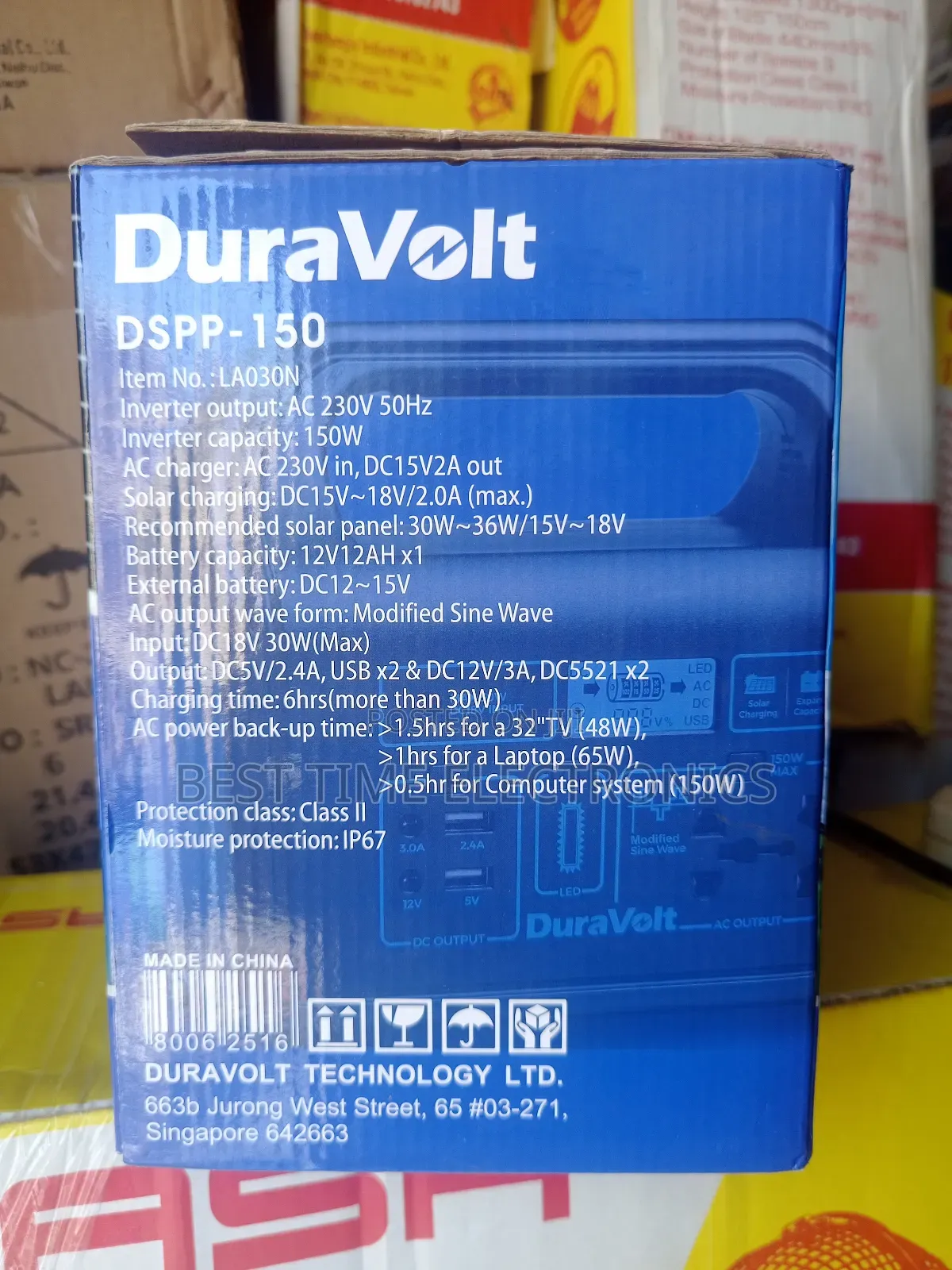 Duravolt 150watts Portable Solar Power Station