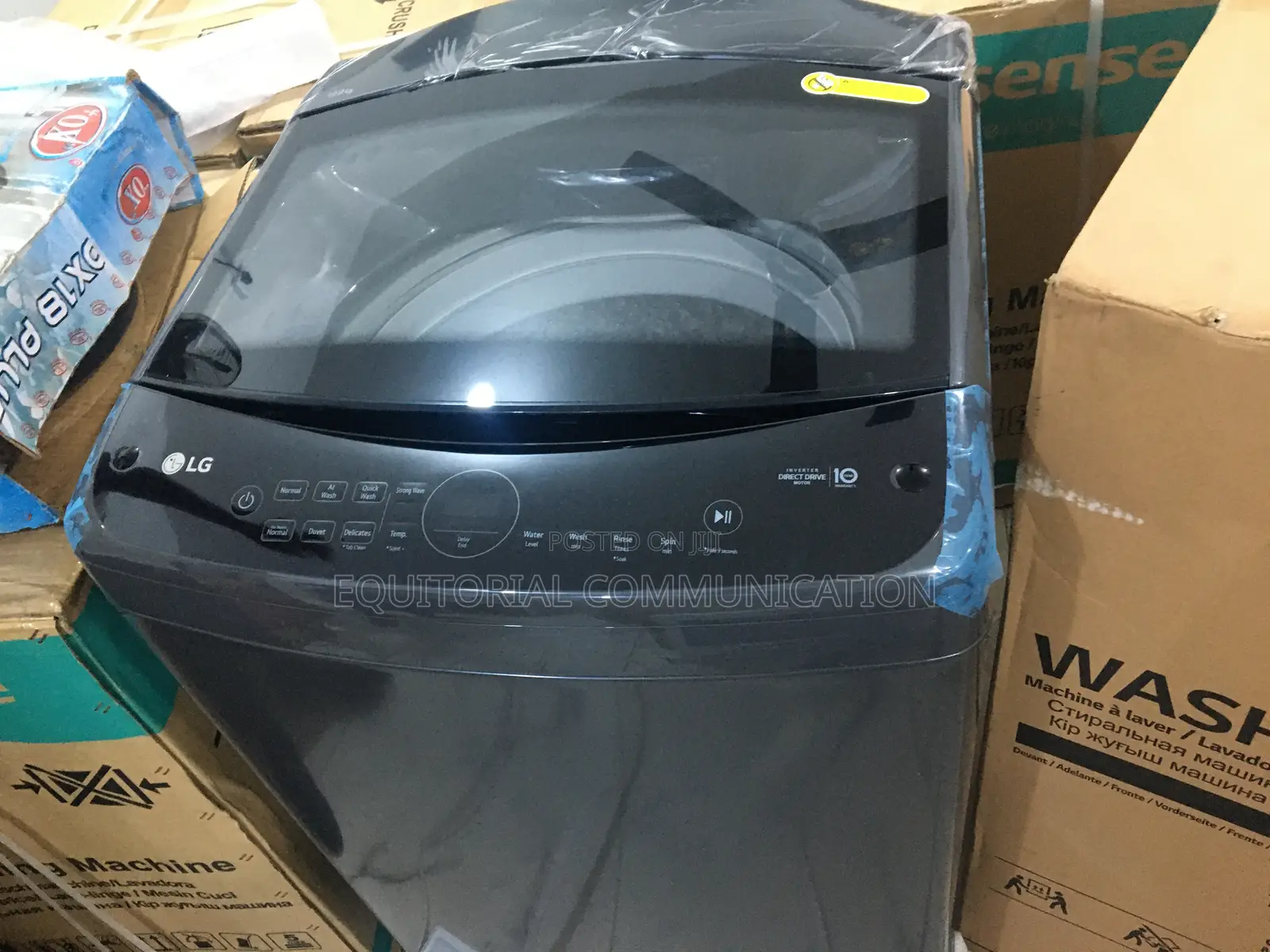 Lg 19kg Premium Top Load Washer – Compact Design