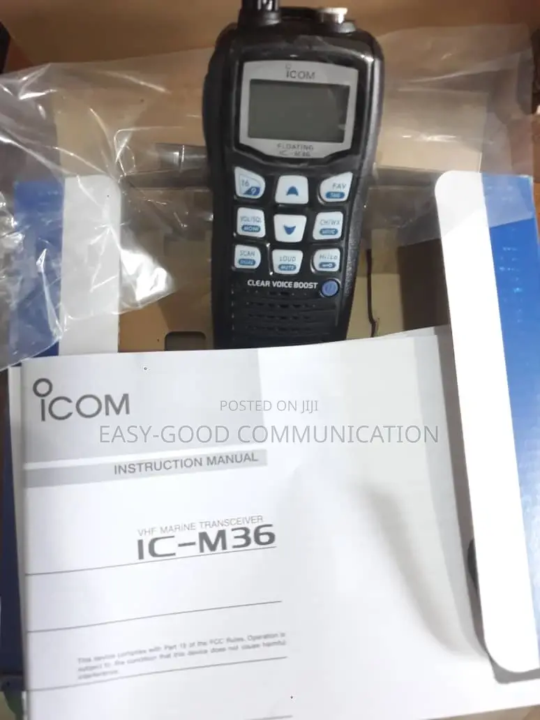 Icom M36 VHF Marine Transceiver Clear Voice Boost