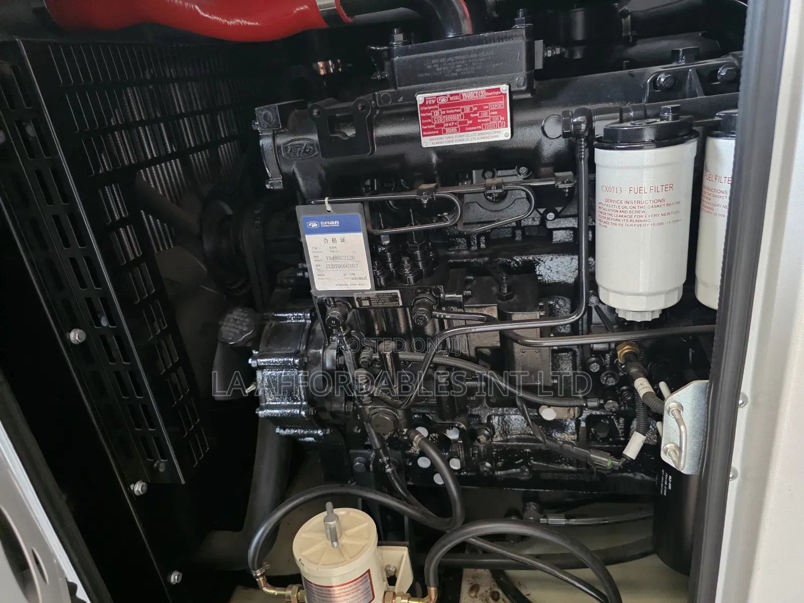 Yc Power Perkins Generator 120kva