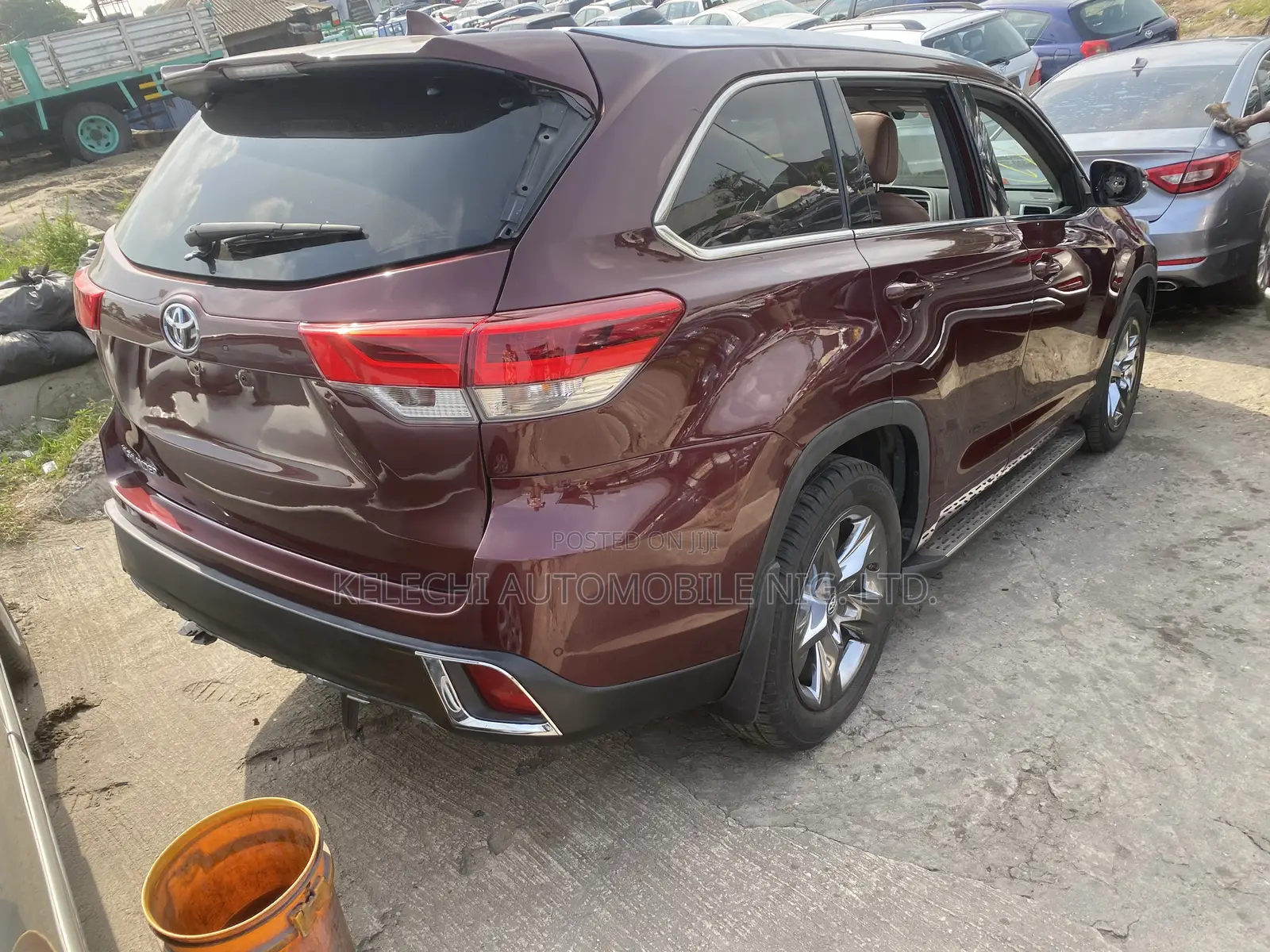 Toyota Highlander Limited Platinum 4x4 V6 (3.5L 6cyl 8A) 2018 Red