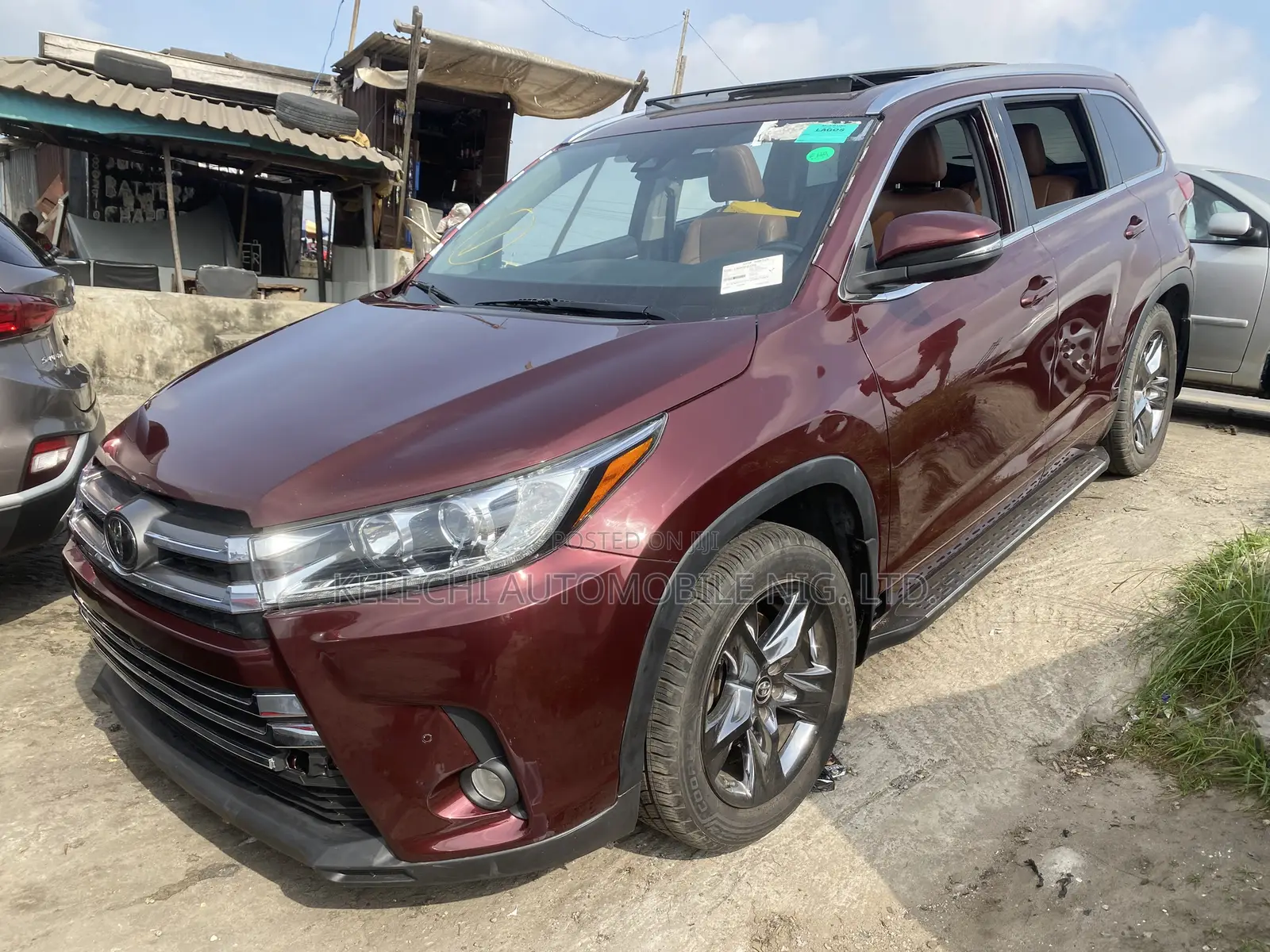 Toyota Highlander Limited Platinum 4x4 V6 (3.5L 6cyl 8A) 2018 Red