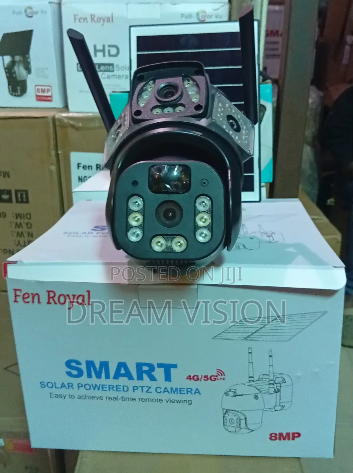Ubox Solar Camera Double Lens