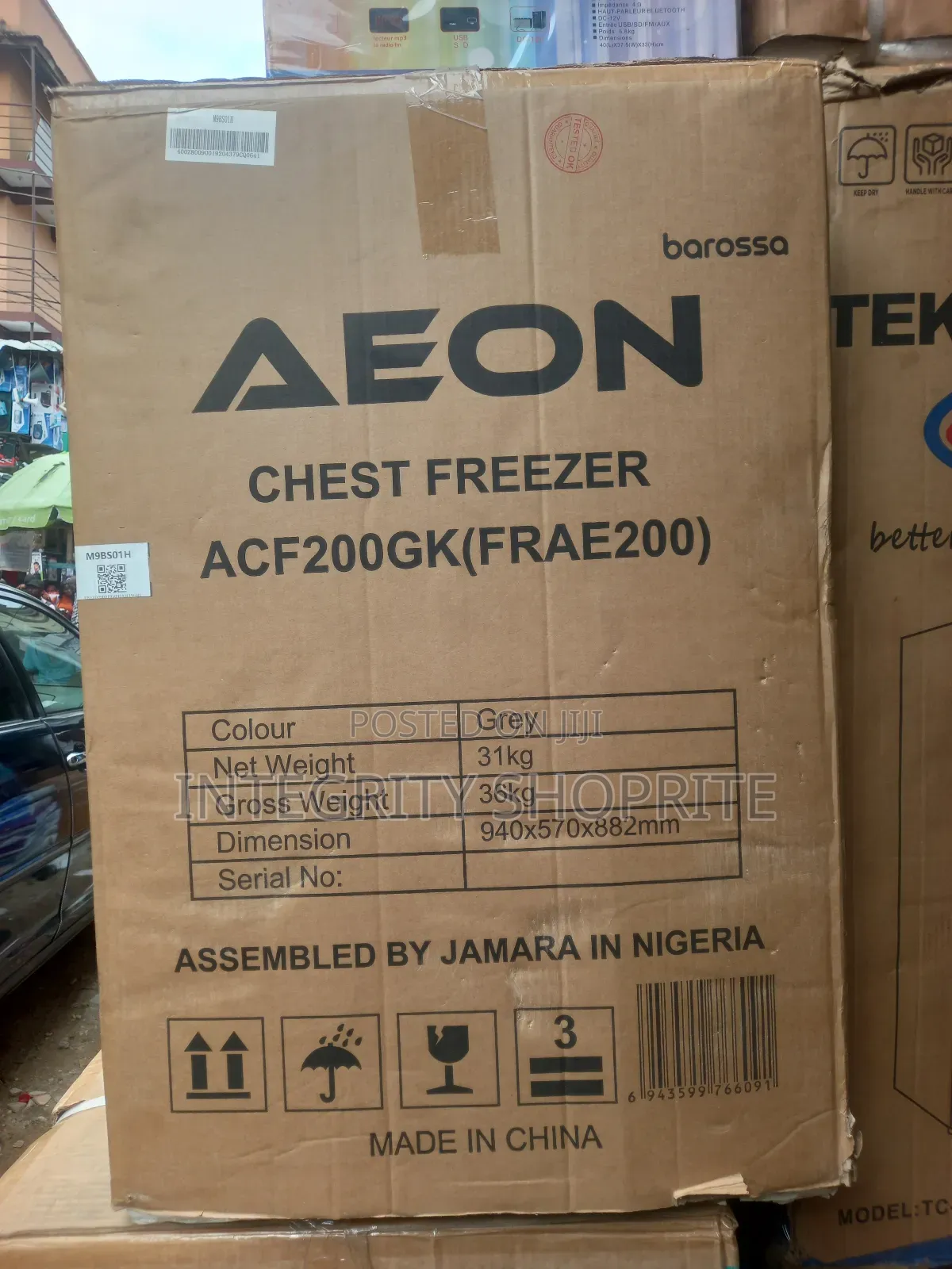 Aeon 202l Chest Freezer Acf200gk