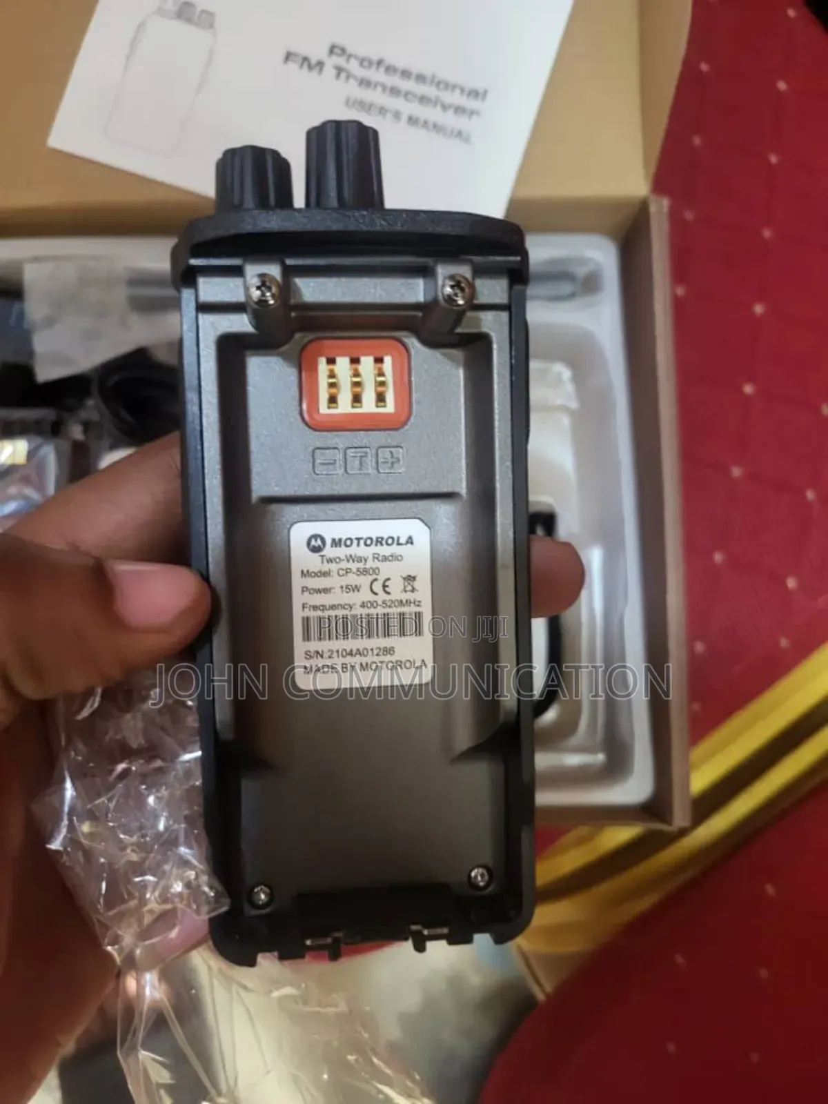 Motorola Cp5800 Uhf Walkie-talkie