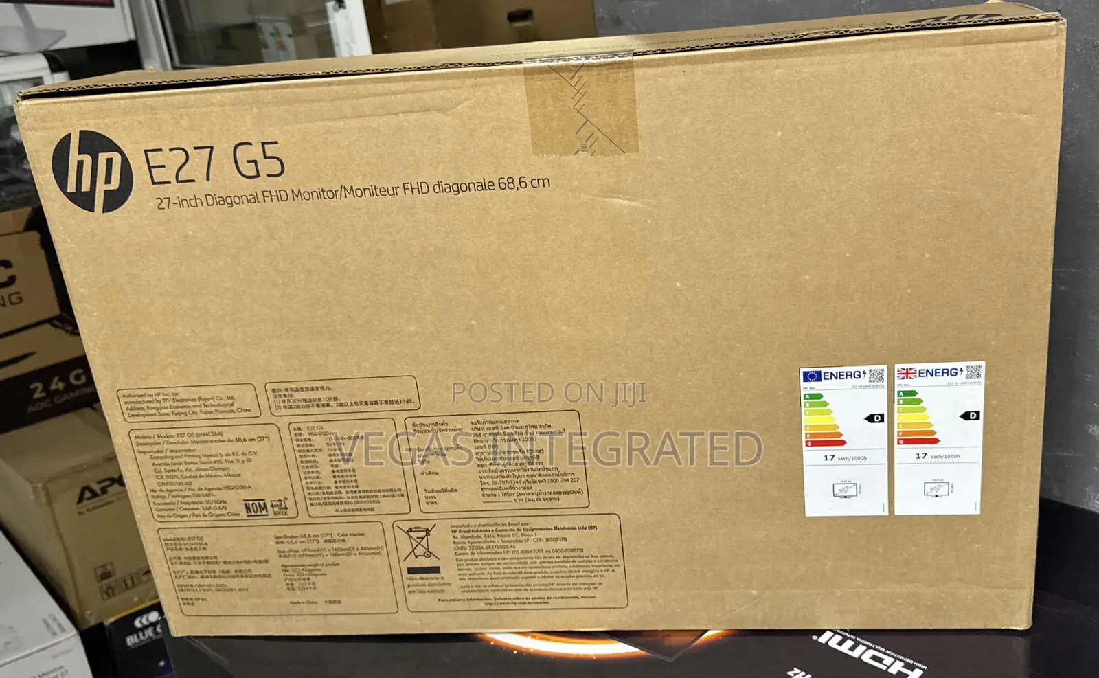 Hp E27 G5 27" FHD Ips Business Monitor