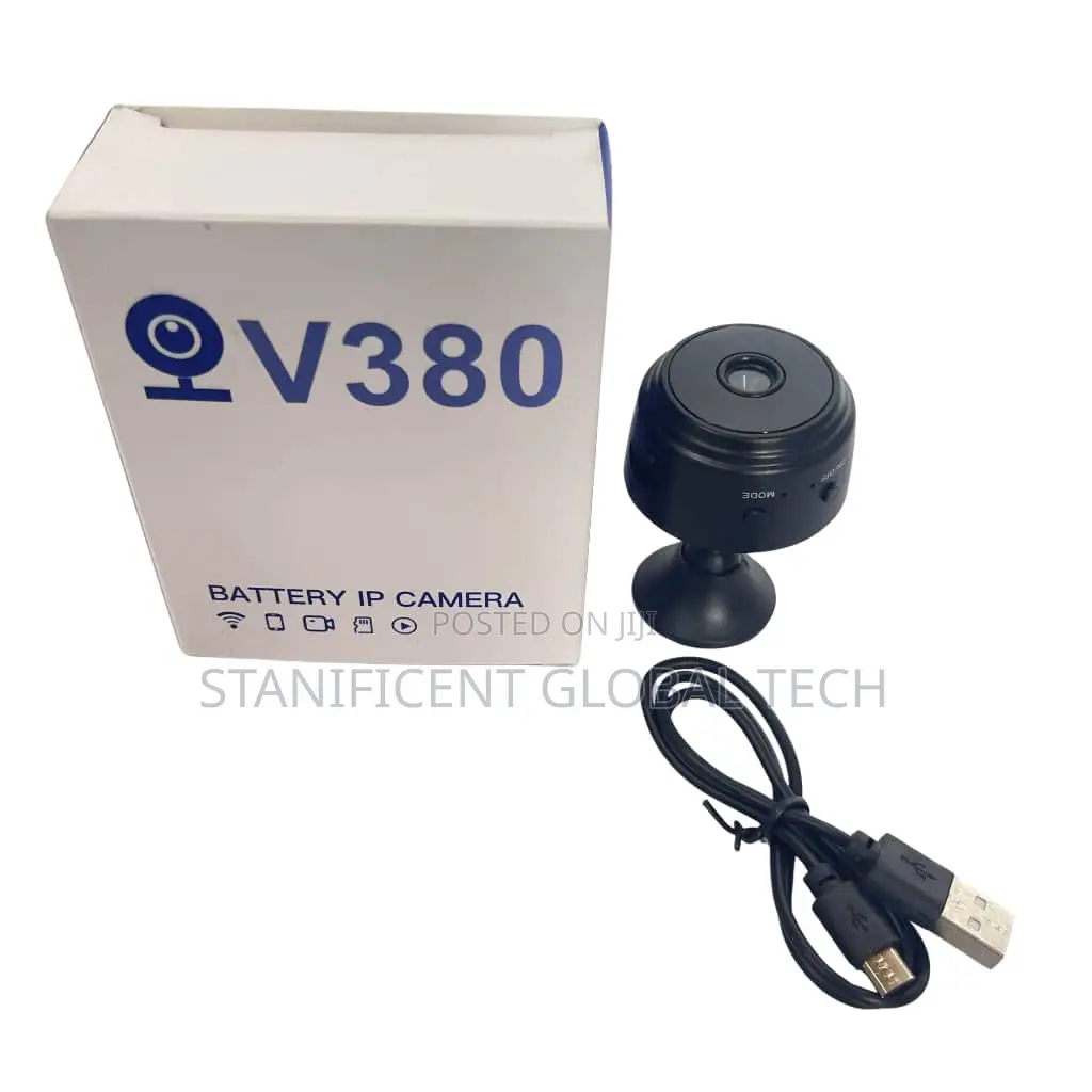 Standalone Wifi Mini Spy Infrared Camera (V380 App)