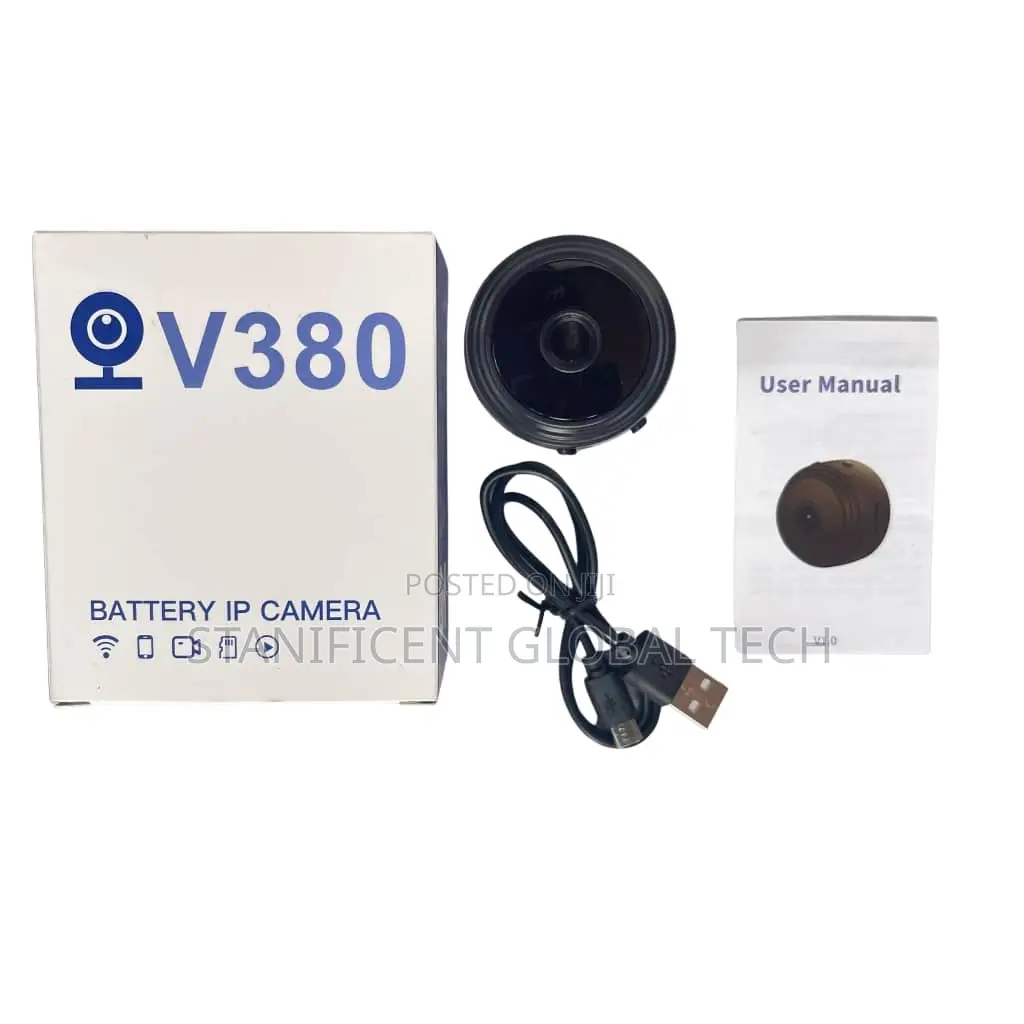 Standalone Wifi Mini Spy Infrared Camera (V380 App)