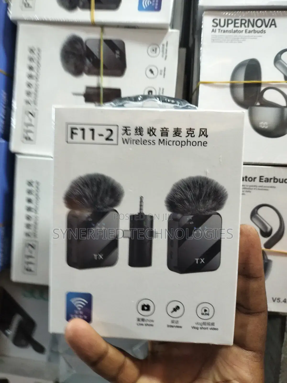 F11-2 Dual Noise Cancelling Wireless Microphone